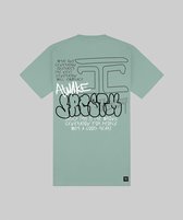 JORCUSTOM Awake Slim Fit T-Shirt - Mint - Volwassenen - Maat M