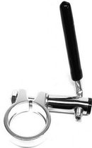 zadelklempen met snelspanner 34,9 mm aluminium zilver