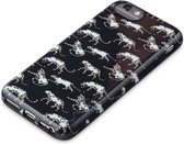 Apple iPhone SE (2022) Hoesje - Wilma - Midnight Shine Serie - Eco Friendly Backcover - Leopard Black - Hoesje Geschikt Voor Apple iPhone SE (2022)