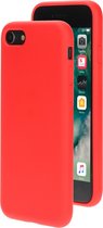 Apple iPhone SE (2022) Hoesje - Mobiparts - Serie - Siliconen Backcover - Scarlet Red - Hoesje Geschikt Voor Apple iPhone SE (2022)