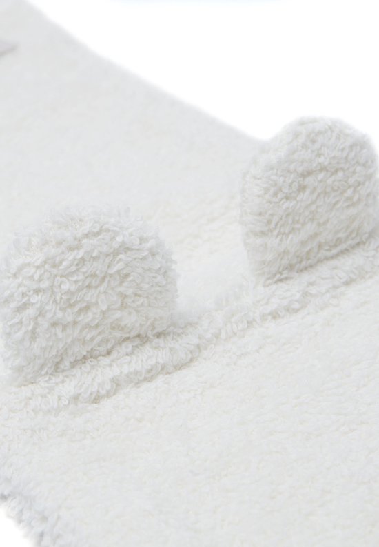 Jollein - Baby Washandje Badstof Ears (Ivory) - Katoen - Baby Washand, Washandjes -16x70cm van Jollein — afbeelding 5