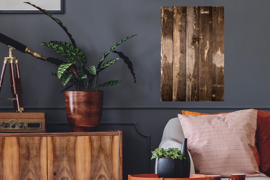 Stickers Stickers muraux - Bois - Bois dur - Vintage - 40x60 cm - Feuille adhésive