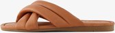 Pieces PCVENIA LEATHER SANDAL - Cognac Cognac