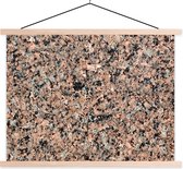 Porte-affiche avec affiche - Affiche scolaire - Boulders - Granit - Oranje - Zwart - 40x30 cm - Lattes transparentes