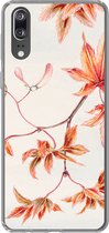 Coque Huawei P20 - Érable du Japon - Automne - Vintage - Coque de téléphone en Siliconen