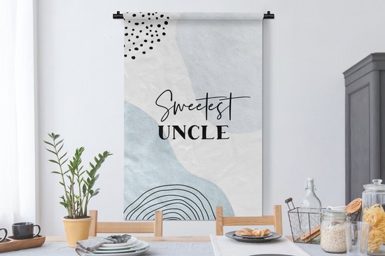 Tapisserie - Toile murale - Dictons - Oncle - Famille - Oncle - 90x135 cm - Tapisserie