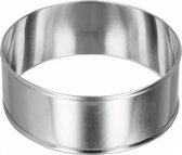 multifunctionele kookringen 8 cm RVS zilver 2 stuks