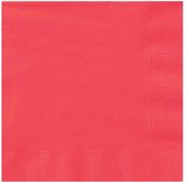servetten rood 17 x 17 cm 20 stuks