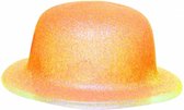 bolhoed glitter unisex oranje one size 20 cm