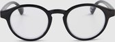 Gemaakt Van Gerecycled Plastic - Five2One-Eyewear Puffin - Leesbril - Computerbril - +3.5 - Dames / Heren - Donker Zwart