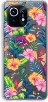 Case Company® - Xiaomi Mi 11 hoesje - Tropisch 2 - Soft Cover Telefoonhoesje - Bescherming aan alle Kanten en Schermrand