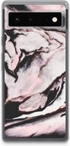 Case Company® - Google Pixel 6 hoesje - Roze stroom - Soft Cover Telefoonhoesje - Bescherming aan alle Kanten en Schermrand