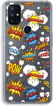 Case Company® - OnePlus Nord N10 5G hoesje - Pow Smack - Soft Cover Telefoonhoesje - Bescherming aan alle Kanten en Schermrand