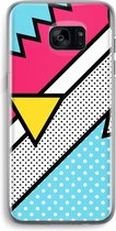 Case Company® - Samsung Galaxy S7 Edge hoesje - Pop Art #3 - Soft Cover Telefoonhoesje - Bescherming aan alle Kanten en Schermrand
