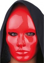 verkleedmasker bedekt rood one-size