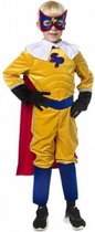 verkleedkostuum Super Piet Club van Sinterklaas geel maat 152