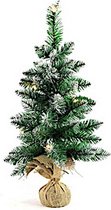 kunstkerstboom sneeuw led 60 cm zijde groen