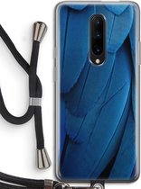 Case Company® - OnePlus 7 Pro hoesje met Koord - Pauw - Telefoonhoesje met Zwart Koord - Bescherming aan alle Kanten en Over de Schermrand