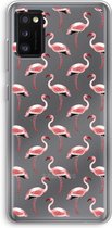 Case Company® - Samsung Galaxy A41 hoesje - Flamingo - Soft Cover Telefoonhoesje - Bescherming aan alle Kanten en Schermrand