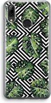 Case Company® - Huawei P Smart (2019) hoesje - Geometrische jungle - Soft Cover Telefoonhoesje - Bescherming aan alle Kanten en Schermrand