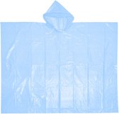 regenponcho 25 cm nylon blauw one-size