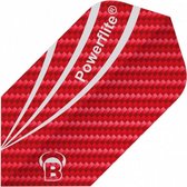 flights Powerflite Fibre Slim 100 micron rood