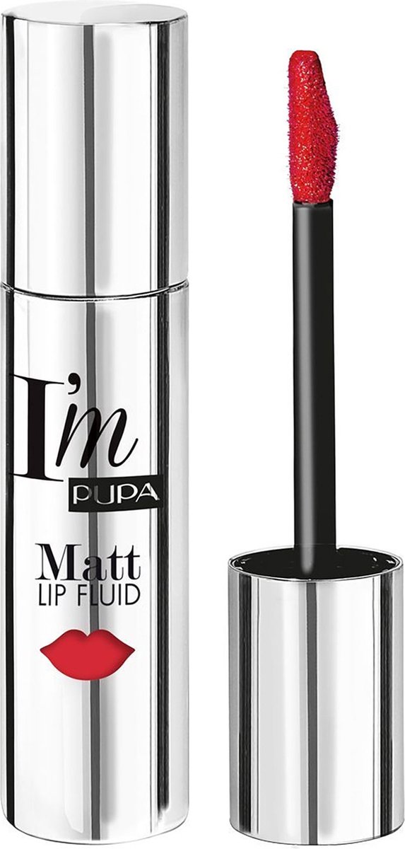 Goedkoopste Pupa Milano - I'm Matt Lip Fluid - 050 Fire Red