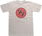 Foo Fighters - FF Logo Kinder T-shirt - Kids tm 10 jaar - Grijs