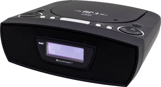 Lecteur CD Portable Radio FM Noir, Lecteur MP3 CD Enfant, Audio Domestique  Portable avec Bluetooth, USB Entrée, 3.5 mm AUX Entrée, Prise Casque