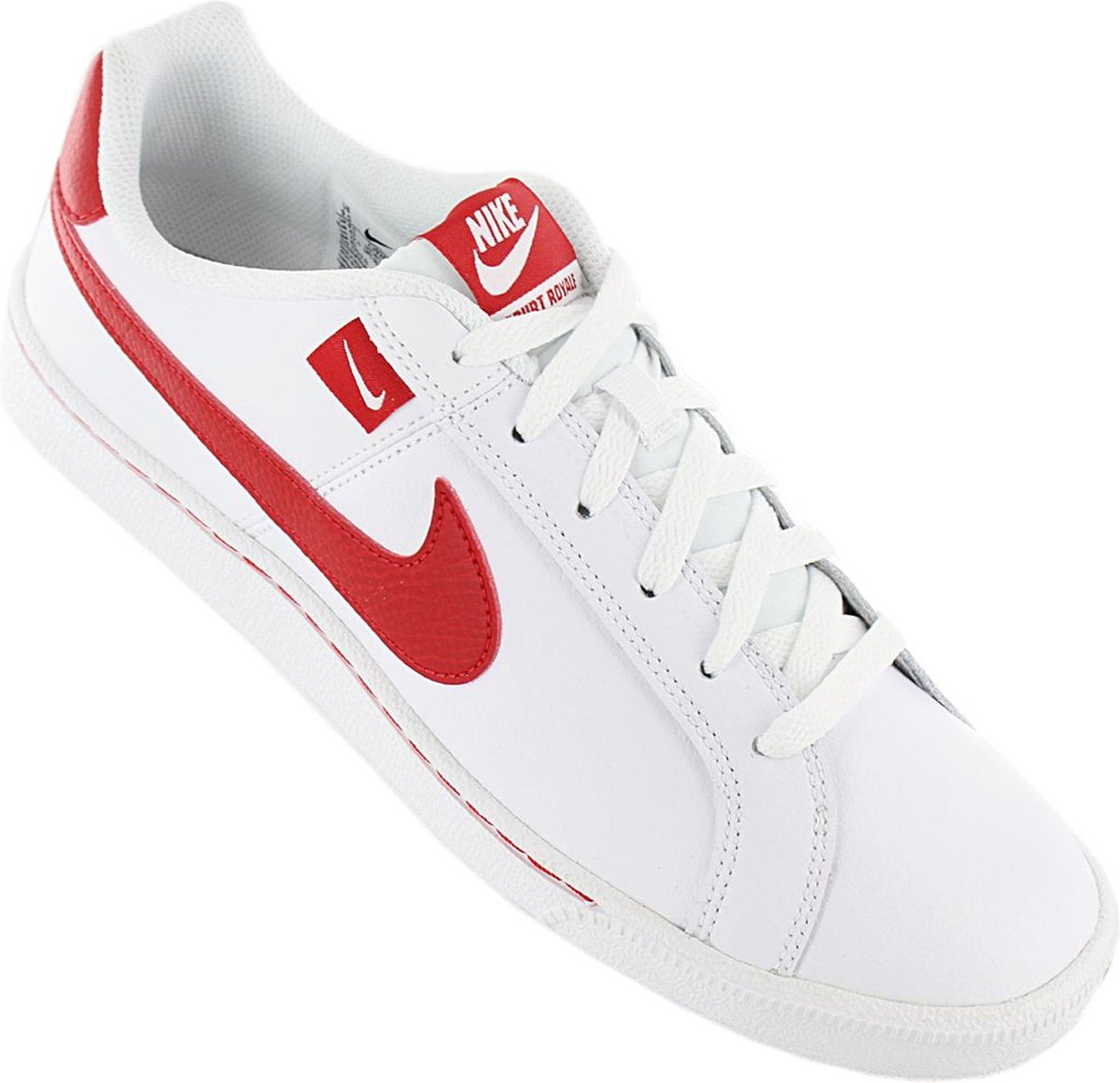 Nike Nike Court Royale Sneakers - Maat 41 - Mannen - wit,rood | bol.com