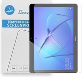 Tablet screenprotector geschikt voor Huawei Mediapad T3 7.0 - Case-friendly screenprotector - 2 stuks - Tempered Glass - Transparant