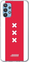 6F hoesje - geschikt voor Samsung Galaxy A32 4G -  Transparant TPU Case - AFC Ajax Amsterdam1 #ffffff