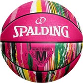 Spalding Marble Ball 84402Z, Unisex, Roze, basketbal, maat: 7
