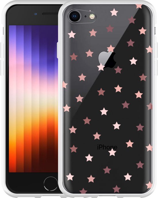 iPhone SE 2022 Hoesje Stars - Designed by Cazy