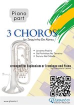 3 Choros for Euphonium & Piano 2 - Piano parts "3 Choros" by Zequinha De Abreu for Euphonium and Piano