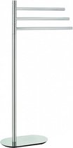 handdoekrek Lucido 32 x 18 x 85 cm RVS zilver