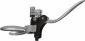 kurkentrekker 19 cm polypropeen/zink zilver/zwart 2-delig
