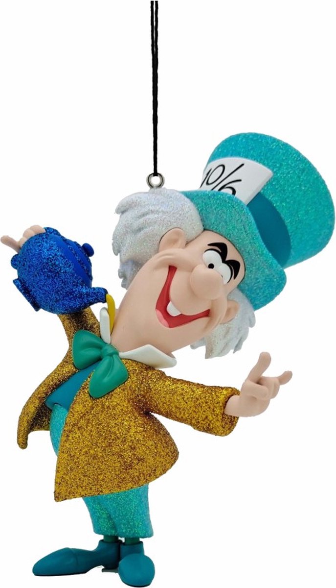 Kurt S. Adler Disney Alice kunststof h12 cm Ornament kerstbal Kurt S. Adler Mint