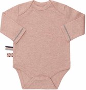 Organicera Biologische romper lange mouwen roze Roze 6-12m