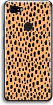 Case Company® - Google Pixel 3 hoesje - Panter - Soft Cover Telefoonhoesje - Bescherming aan alle Kanten en Schermrand