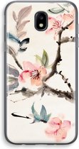 Case Company® - Samsung Galaxy J5 (2017) hoesje - Japanse bloemen - Soft Case / Cover - Bescherming aan alle Kanten - Zijkanten Transparant - Bescherming Over de Schermrand - Back Cover