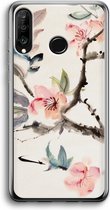 Case Company® - Huawei P30 Lite hoesje - Japanse bloemen - Soft Cover Telefoonhoesje - Bescherming aan alle Kanten en Schermrand