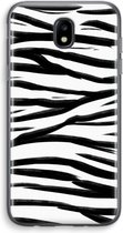 Case Company® - Samsung Galaxy J5 (2017) hoesje - Zebra pattern - Soft Case / Cover - Bescherming aan alle Kanten - Zijkanten Transparant - Bescherming Over de Schermrand - Back Cover