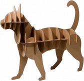 opbergrek Kat 46 x 41 cm karton bruin