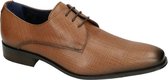 Fluchos -Heren -  cognac/caramel - geklede lage schoenen - maat 45