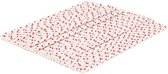 cakepop-stokjes 15 cm papier wit/rood 48 stuks