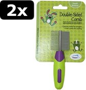 2x KNAAGDIER DOUBLE SIDED COMB