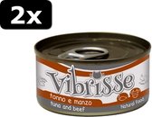 2x VIBRISSE CAT TUNA/BEEF 24X70GR