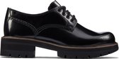 Clarks - Dames schoenen - Orianna Derby - D - Zwart - maat 6,5