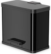 Hailo 0633-260 Öko Trio Plus L Pedaalemmer 3x9L Zwart